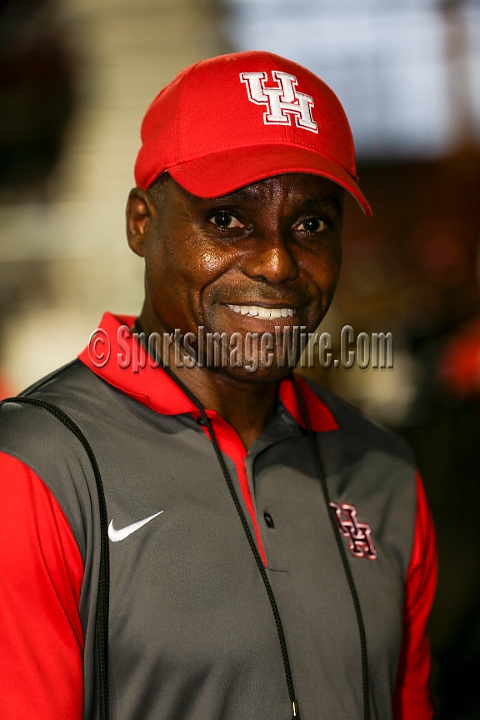 2016NCAAIndoorsSat-0106.JPG - Carl Lewis, former Olympian and world champion in track and field, during the NCAA Indoor Track & Field Championships Saturday, March 12, 2016, in his home town of Birmingham, Ala. (Spencer Allen/IOS via AP Images)